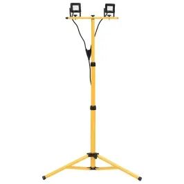 Led Prožektors Ar Statīvu, 2X10 W, Silti Balta Gaisma Vidaxl