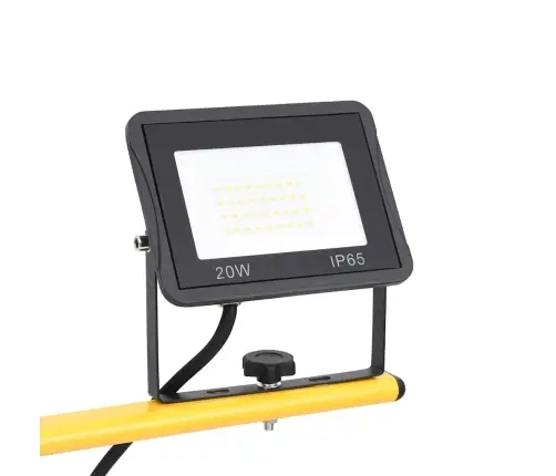 Led Prožektors Ar Statīvu, 2X20 W, Silti Balta Gaisma Vidaxl