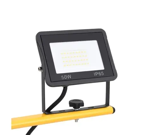 Statiiviga Led Prožektor, 2 X 50 W, Soe Valge