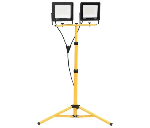 Led Prožektorius Su Trikoju, Šiltos Baltos Spalvos, 2X100W