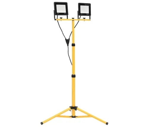 Statiiviga Led Prožektor, 2 X 50 W, Külm Valge