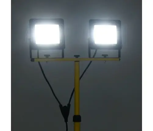 Statiiviga Led Prožektor, 2 X 50 W, Külm Valge