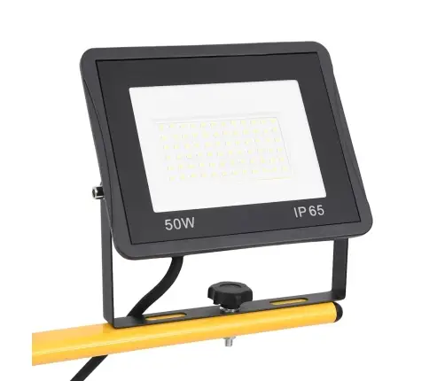 Statiiviga Led Prožektor, 2 X 50 W, Külm Valge