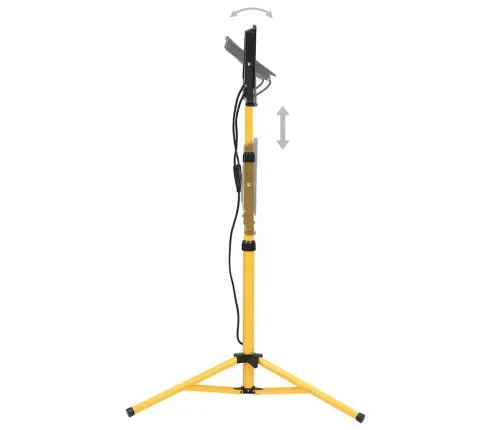 Led Prožektors Ar Statīvu, 2X100 W, Vēsi Balta Gaisma Vidaxl