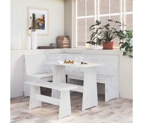 Nurgapink, 151 Cm "Reine", Männipuit, Valge