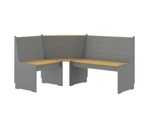 Kampinis Suoliukas Reine, Medaus Rudas/Pilkas, 151cm Pušis