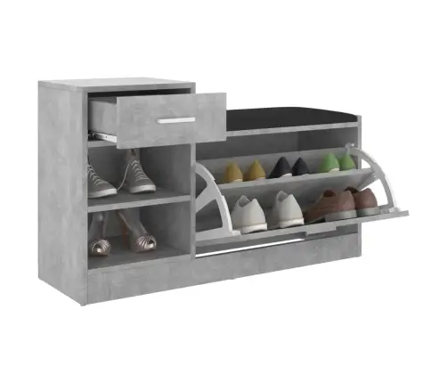 Jalatsipink, Betoonhall, 94,5 X 31 X 57 cm Tehispuit