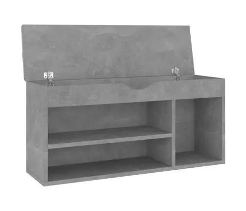 Batų Suoliukas Su Pagalvėle, Betono, 104X30X49cm Mediena