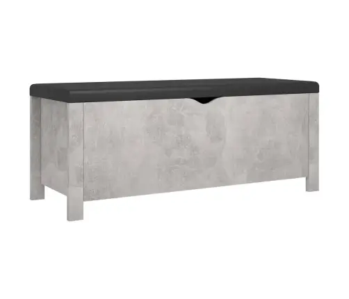 Uzglabāšanas Kaste, Betona Pelēka 105X40X45Cm Inženierijas Koks Vidaxl