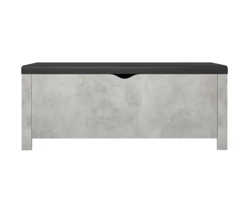 Uzglabāšanas Kaste, Betona Pelēka 105X40X45Cm Inženierijas Koks Vidaxl