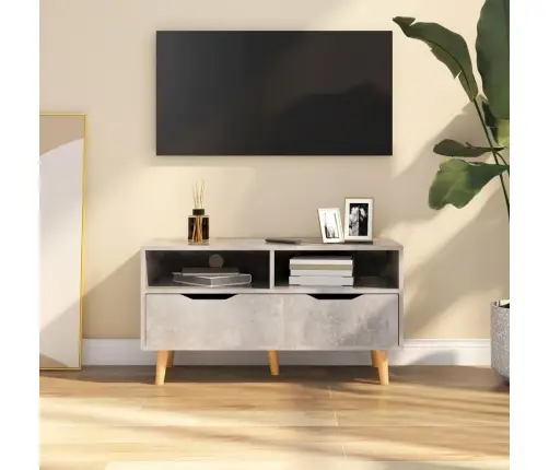Tv Skapītis, Betona Pelēks, 90X40X48,5 Cm, Inženierijas Koks Vidaxl Tv Skapītis, Betona Pelēks, 90X40X48,5 Cm, Inženierijas Koks Vidaxl