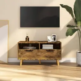 Tv Skapītis, Ozolkoka Krāsā, 90X40X48,5 Cm, Inženierijas Koks Vidaxl