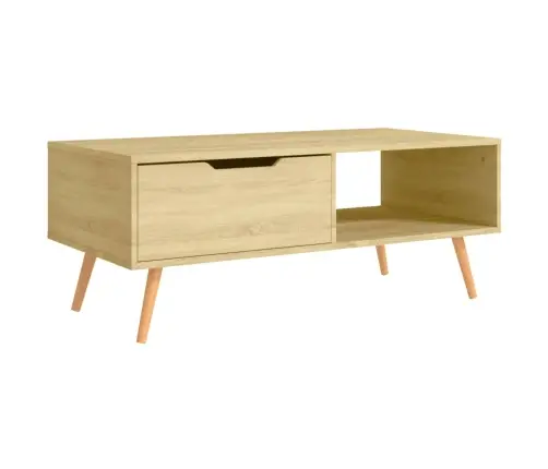 Kafijas Galdiņš, Ozolkoka Krāsa, 100X49,5X43 Cm Vidaxl