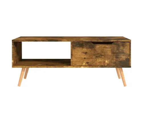 Kafijas Galdiņš, Kvēpināta Ozolkoka, 100X49,5X43 Cm Vidaxl Kafijas Galdiņš, Kvēpināta Ozolkoka, 100X49,5X43 Cm Vidaxl