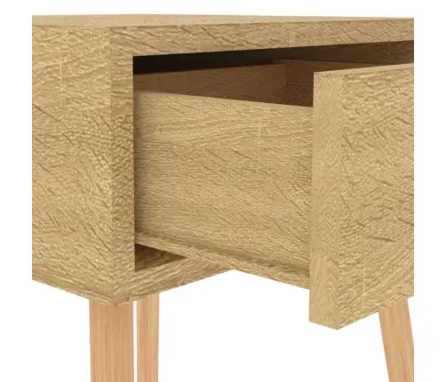 Naktsskapītis, Ozolkoka Krāsa, 40X40X56 Cm, Inženierijas Koks Vidaxl