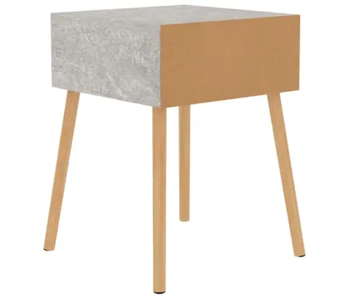 Öökapp, Betoonhall, 40 X 40 X 56 cm Tehispuit