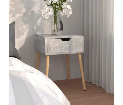 Öökapp, Betoonhall, 40 X 40 X 56 cm Tehispuit