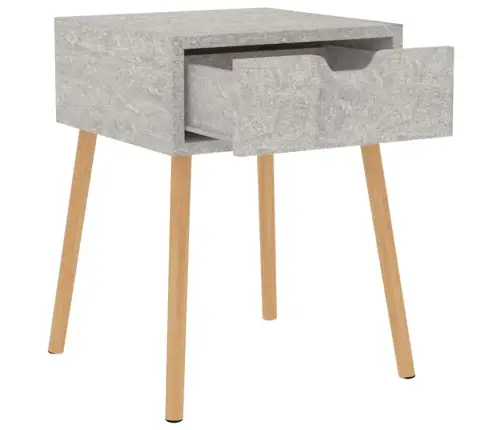 Naktsskapīši, 2 Gab., Pelēki, 40X40X56 Cm, Inženierijas Koks Vidaxl Naktsskapīši, 2 Gab., Pelēki, 40X40X56 Cm, Inženierijas Koks Vidaxl