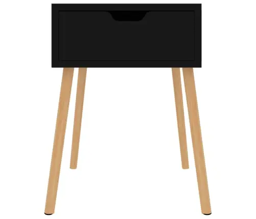 Naktsskapīši, 2 Gab. 40X40X56Cm Spīdīgi Melni Inženierijas Koks Vidaxl Naktsskapīši, 2 Gab. 40X40X56Cm Spīdīgi Melni Inženierijas Koks Vidaxl