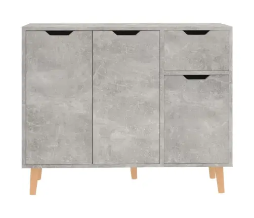 Puhvetkapp, Betoonhall, 90X30X72 cm Tehispuit