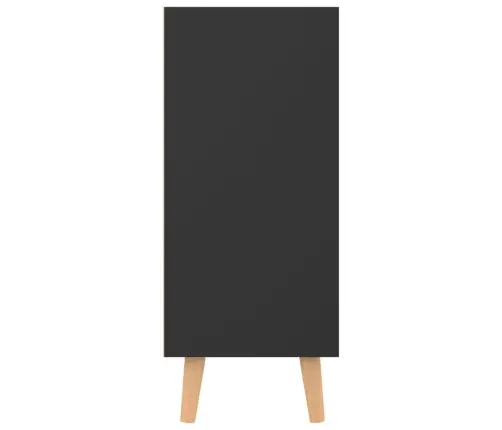 Kumode, Spīdīgi Melna, 90X30X72 Cm, Inženierijas Koks Vidaxl