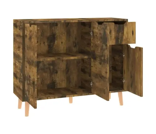 Kumode, Ozolkoka Krāsā, 90X30X72 Cm, Inženierijas Koks Vidaxl