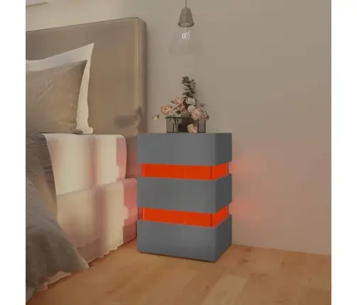 Led-Öökapp, Hall, 45X35X67 cm Tehispuit