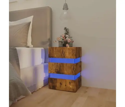 Naktsskapītis, Ozolkoka Krāsa, 45X35X67 Cm, Inženierijas Koks Vidaxl