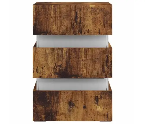 Naktsskapītis, Ozolkoka Krāsa, 45X35X67 Cm, Inženierijas Koks Vidaxl