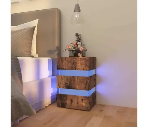 Naktsskapītis, Ozolkoka Krāsa, 45X35X67 Cm, Inženierijas Koks Vidaxl