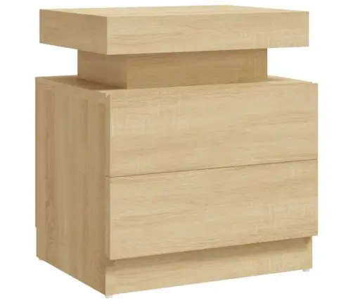Naktinė Spintelė, Sonoma Ąžuolo, 45X35X52cm Apdirbta Mediena