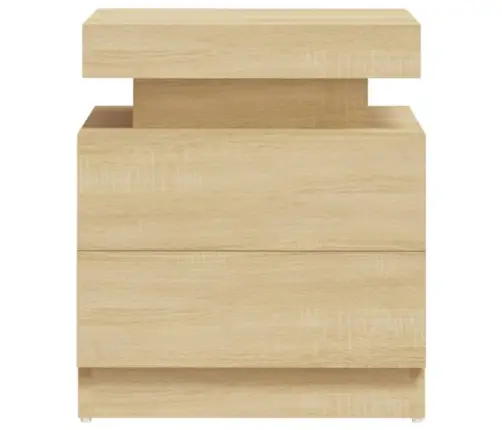 Naktinė Spintelė, Sonoma Ąžuolo, 45X35X52cm Apdirbta Mediena