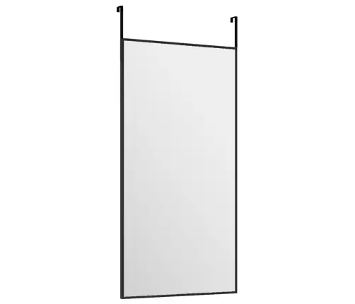 Uksepeegel, Must, 30 X 60 cm Klaas Ja Alumiinium