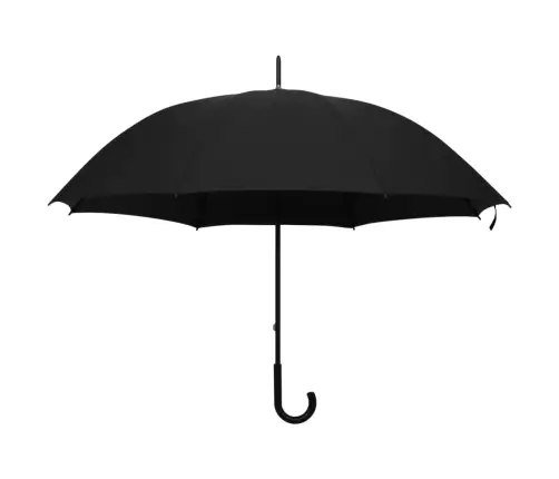 Lietussargs, Melns, 130 Cm Vidaxl