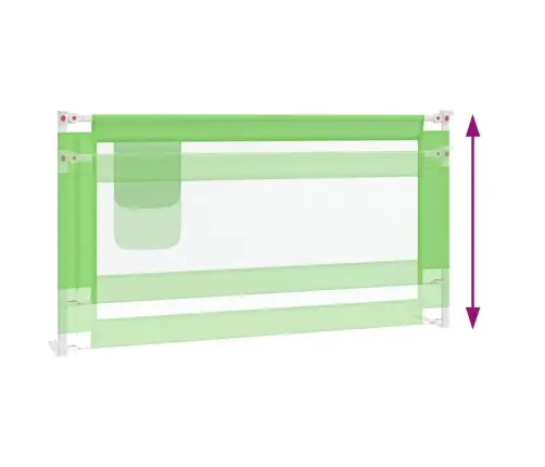 Voodipiire Väikelapse Voodile, Roheline, 160 X 25 cm Kangas