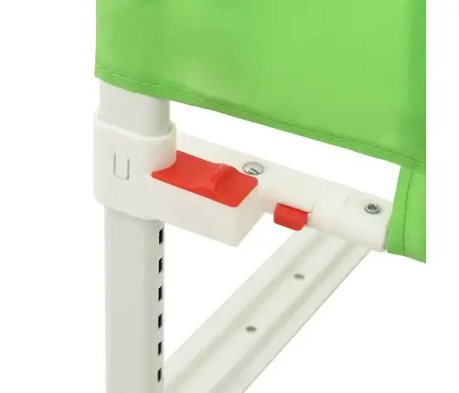 Bērnu Gultas Aizsargbarjera, Zaļa, 180X25 Cm, Audums Vidaxl