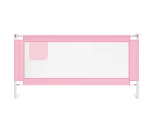Apsauginis Turėklas Vaiko Lovai, Rožinis, 180X25cm Audinys