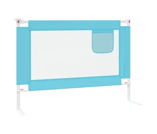 Bērnu Gultas Aizsargbarjera, Zila, 90X25 Cm, Audums Vidaxl