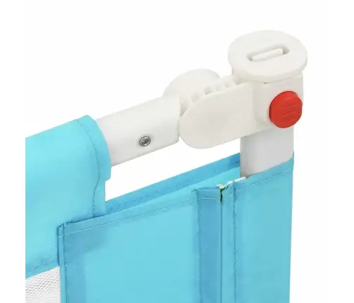 Bērnu Gultas Aizsargbarjera, Zila, 90X25 Cm, Audums Vidaxl