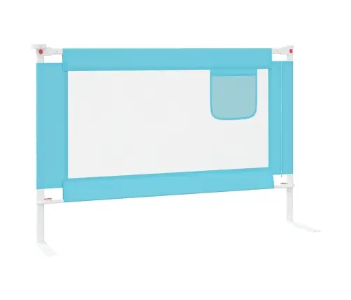 Bērnu Gultas Aizsargbarjera, Zila, 100X25 Cm, Audums Vidaxl