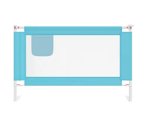 Apsauginis Turėklas Vaiko Lovai, Mėlynas, 120X25cm Audinys