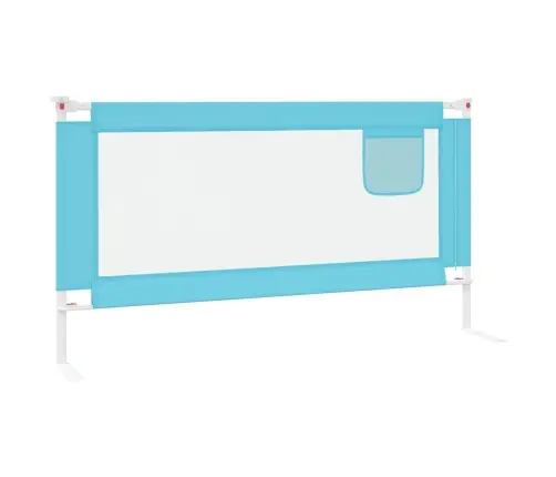 Bērnu Gultas Aizsargbarjera, Zila, 160X25 Cm, Audums Vidaxl