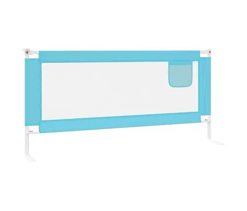 Apsauginis Turėklas Vaiko Lovai, Mėlynas, 200X25cm Audinys