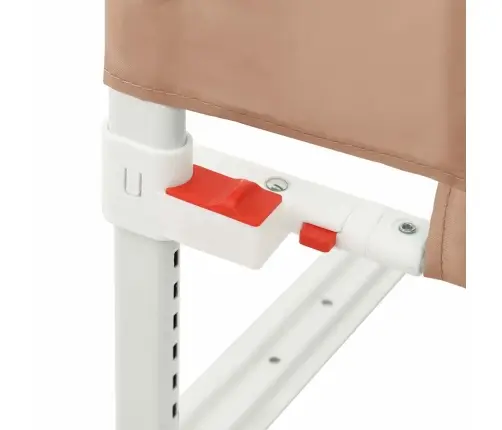 Bērnu Gultas Aizsargbarjera, Pelēkbrūna, 150X25 Cm, Audums Vidaxl