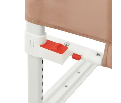 Bērnu Gultas Aizsargbarjera, Pelēkbrūna, 180X25 Cm, Audums Vidaxl