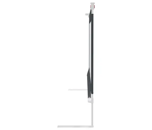 Apsauginis Turėklas Vaiko Lovai, Pilkas, 100X25cm Audinys