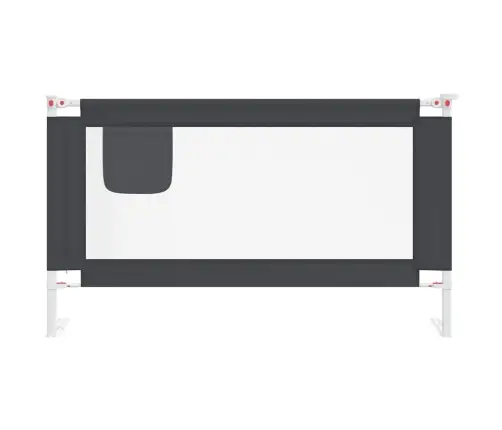 Voodipiire Väikelapse Voodile, Tumehall, 140 X 25 cm Kangas