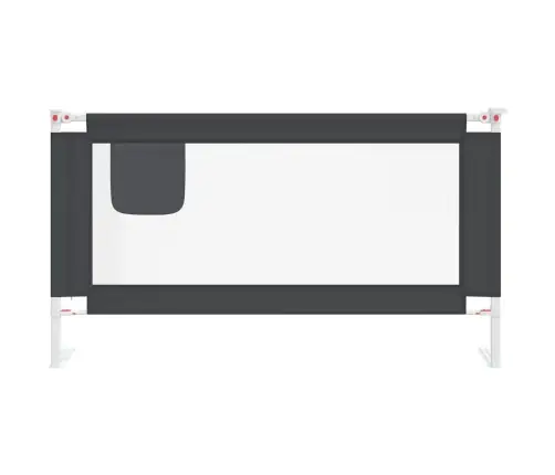 Apsauginis Turėklas Vaiko Lovai, Pilkas, 150X25cm Audinys