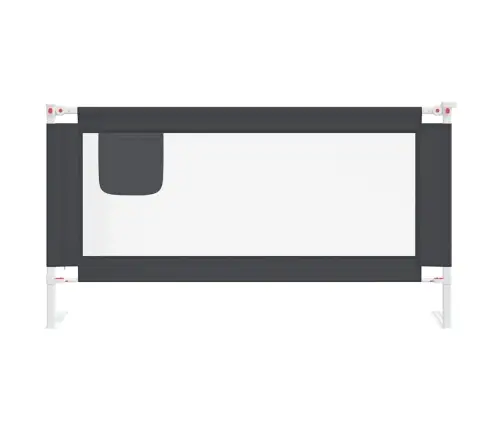 Apsauginis Turėklas Vaiko Lovai, Pilkas, 160X25cm Audinys