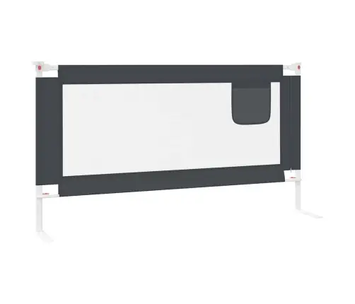 Apsauginis Turėklas Vaiko Lovai, Pilkas, 160X25cm Audinys